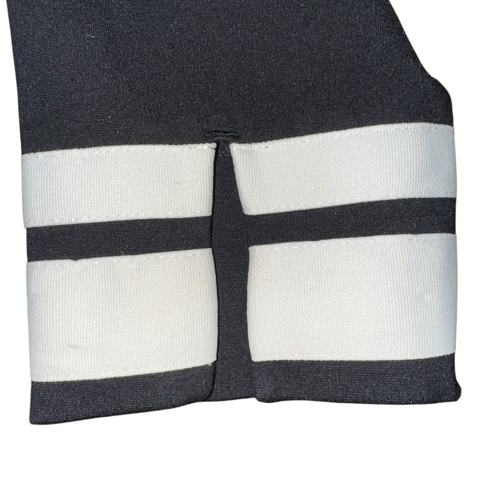 Lands End Womens Black White Contrast Trim V-Neck Shift Dress Size M 10-12‎ - Picture 11 of 12